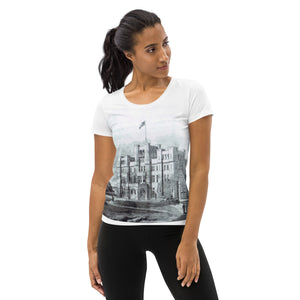 Camelot Castle Vintage Women's Athletic T-shirt