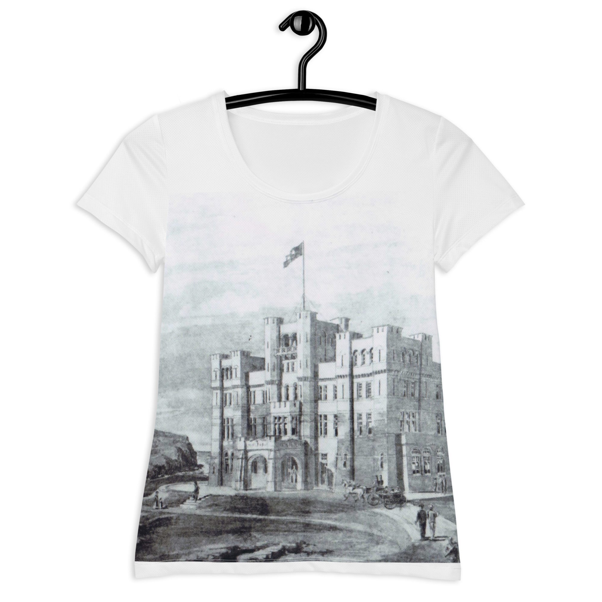 Camelot Castle Vintage Women's Athletic T-shirt