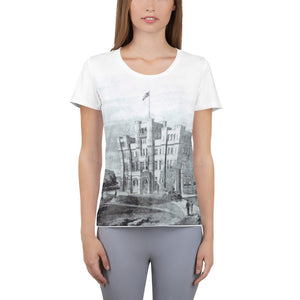 Camelot Castle Vintage Women's Athletic T-shirt